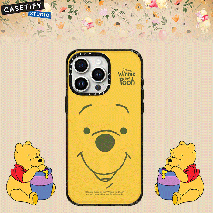 Winnie the Pooh ×CASETiFY for iPhone 15/14/13/12/Pro/Max Case
