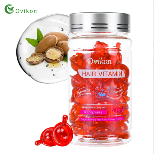 Hair Care Essential Oil Capsules Moroccan Hair Care Essential Oil No-Wash Anti-Frizz Essence