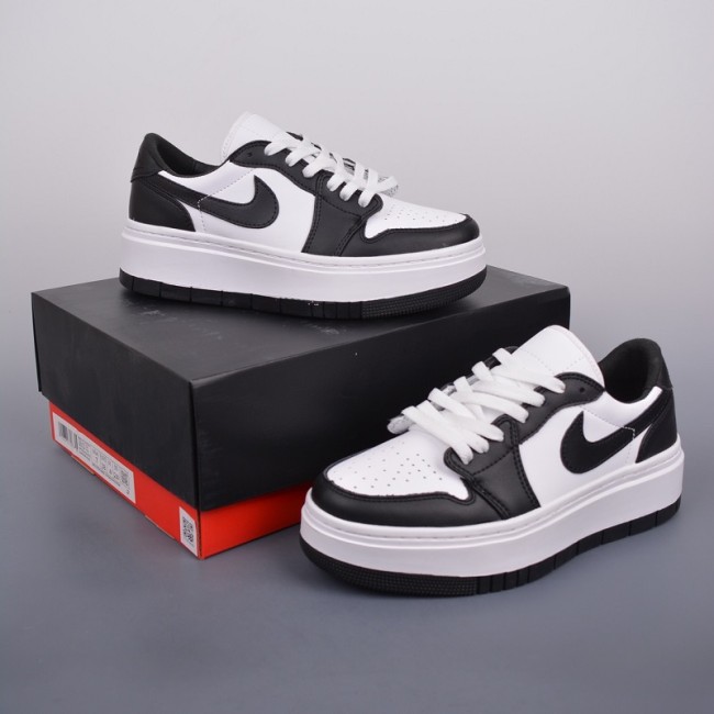 Elevate Air Jordan 1 Low SE pure original version Wolf Grey small AJ thick bottom retro basketball shoes
