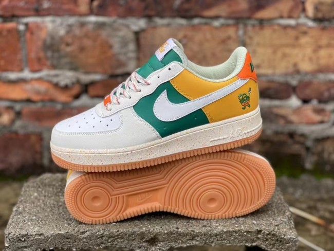 Nike Air Force 1 Low (GS) Fruit Juice beige green juice