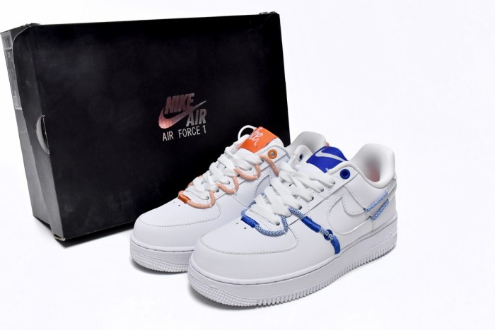 Nike Air Force 1 Low White and Safety Orange DH4408-100