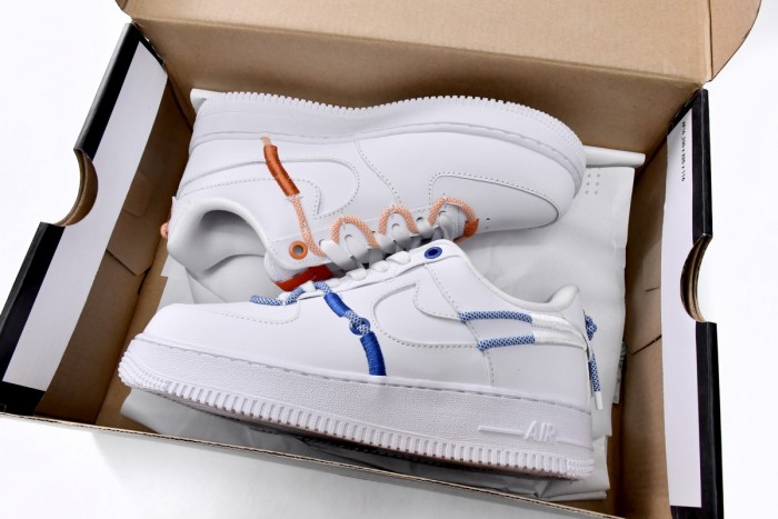 Nike Air Force 1 Low White and Safety Orange DH4408-100