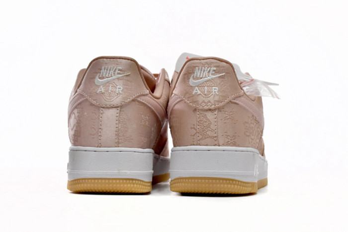 CLOT x Nike Air Force 1 Low Premium Rose Gold Silk CJ5290-600