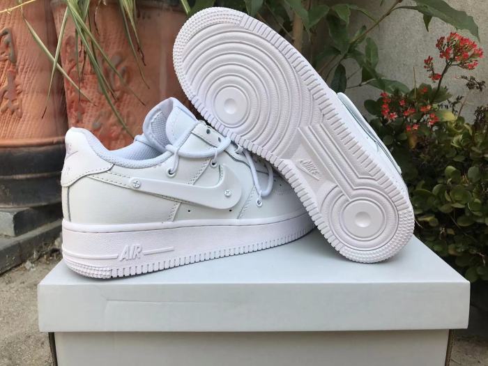 Nike Air Force White Double Hook Double Lace (-103) Men's and Women's Sizes 36-45