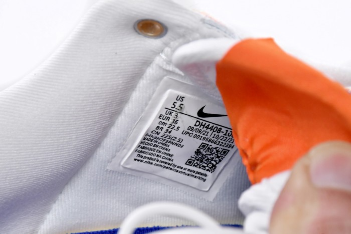 Nike Air Force 1 Low White and Safety Orange DH4408-100