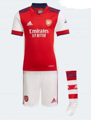 Arsenal 2022/2023 home full set kit (Adult and Kids)