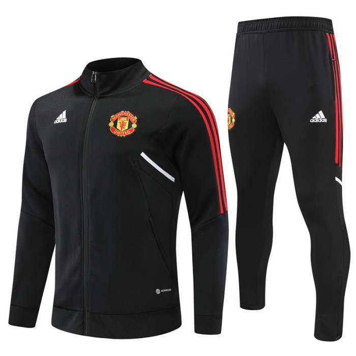 Manchester United 2022/2023 jacket tracksuit black