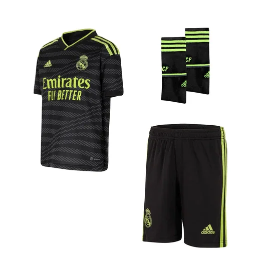 Real Madrid 2022/2023 third full set kit (Adult and Kids)