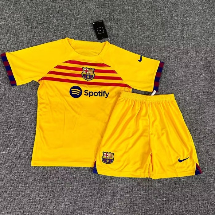 Barcelona 2022/2023 4th full set kit (Adult and Kids)