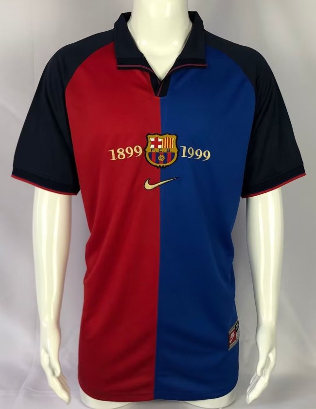 Barcelona 100th Anniversary Edition home retro shirt