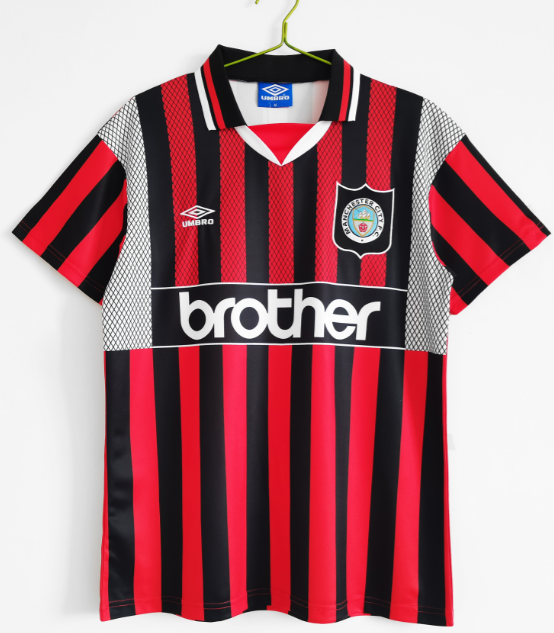 Machester City 1994/1996 away retro shirt