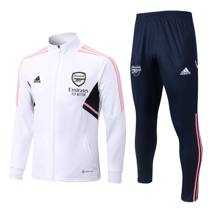 Arsenal 2022/2023 jakcet tracksuit white