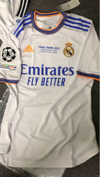 Real Madrid 2021/2022 home retro shirt final version