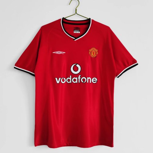 Machester United 2000/2001 home retro shirt BECKHAM
