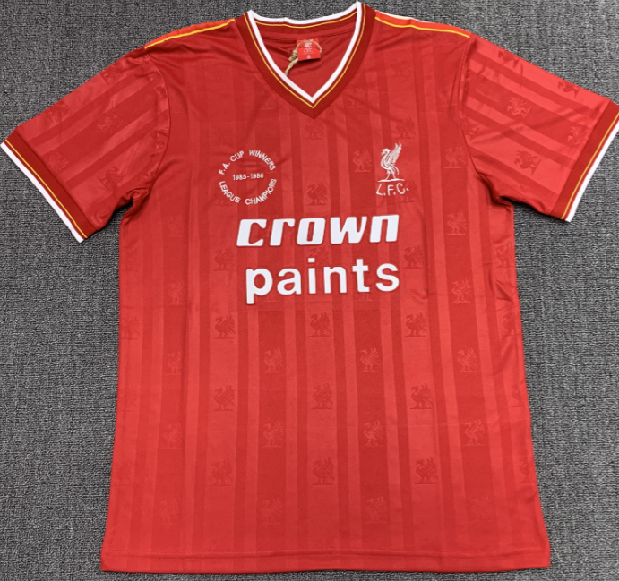 Liverpool 1985/1986 home retro shirt
