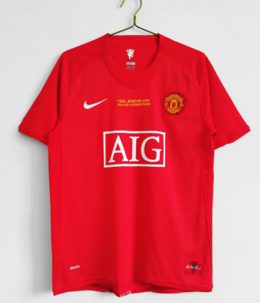 Machester United 2007/2008 home retro shirt Ronaldo