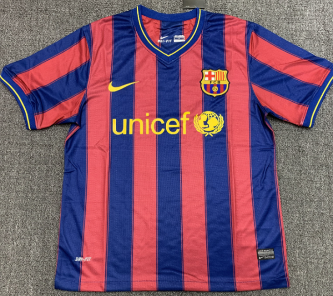 Barcelona 2009/2010 home retro shirt