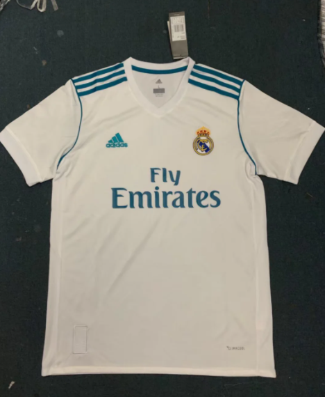 Real Madrid 2017/2018 home retro shirt