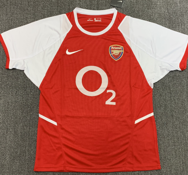 Arsenal 2002/2003 home retro shirt