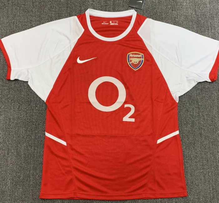 Arsenal 2002/2003 home retro shirt