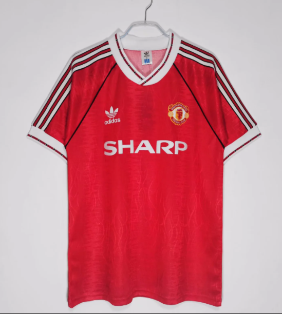 Machester United 1991/1992 home retro shirt