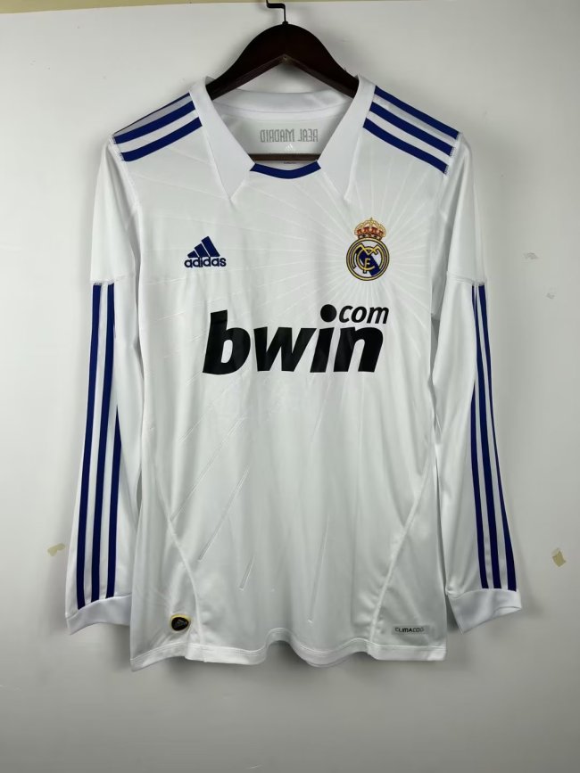 Real Madrid 2010/2011 home retro home long-sleeve Ronaldo