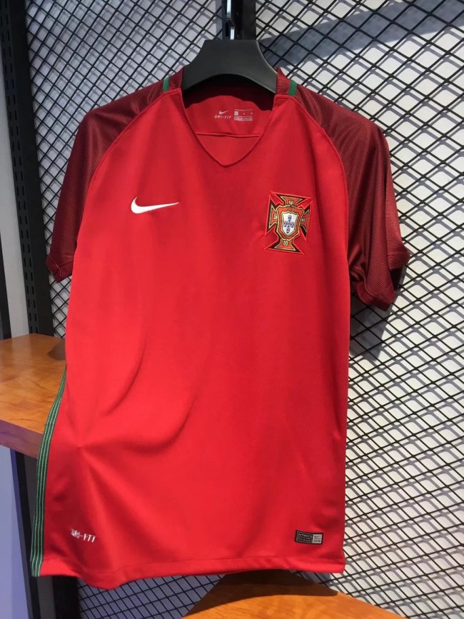 Portugal 2016 home retro shirt Ronaldo