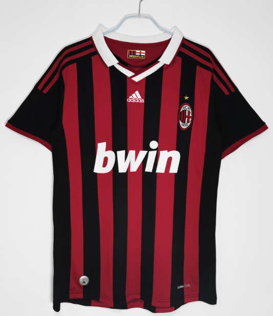 AC Milan 2009/2010 home retro shirt KAKA RONALDINHO