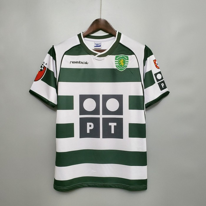 Sporting CP 2001/2003 retro home shirt Ronaldo