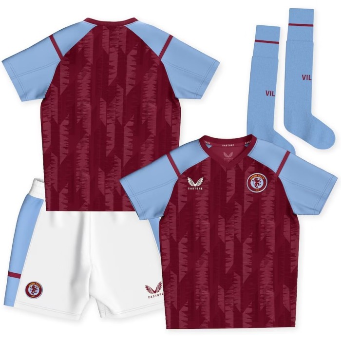 2324 Aston Villa Home Kids' Wear+Thai Edition Socks