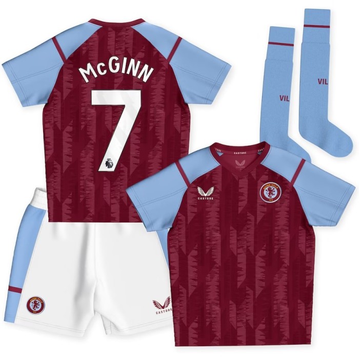 2324 Aston Villa Home Kids' Wear+Thai Edition Socks