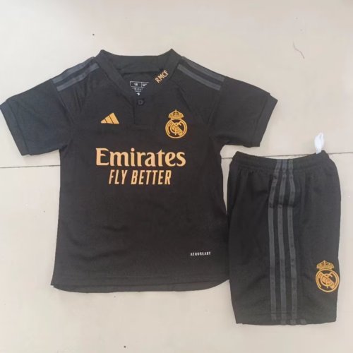 2324 Real Madrid Third Kids' Wear+Thai Socks