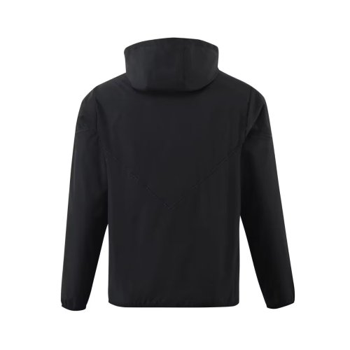 2023-2024 Arsenal Black Windbreaker