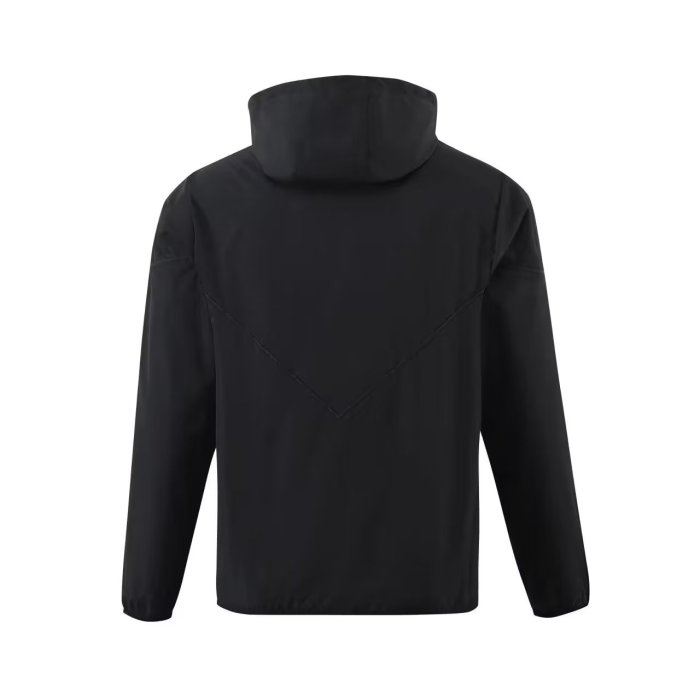 2023-2024 Arsenal Black Windbreaker