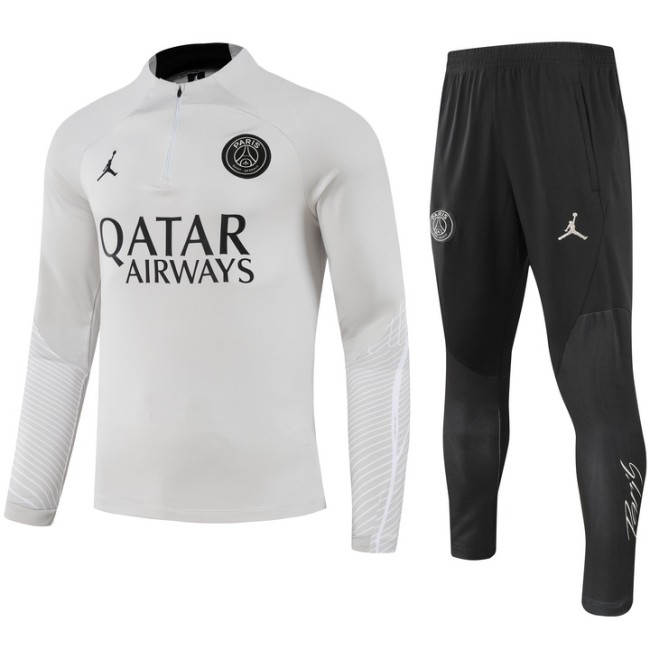 23-24 Half La Paris Saint Germain Grey Training Jersey
