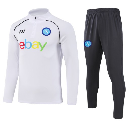 23-24 Half La Napoli White Training Suit