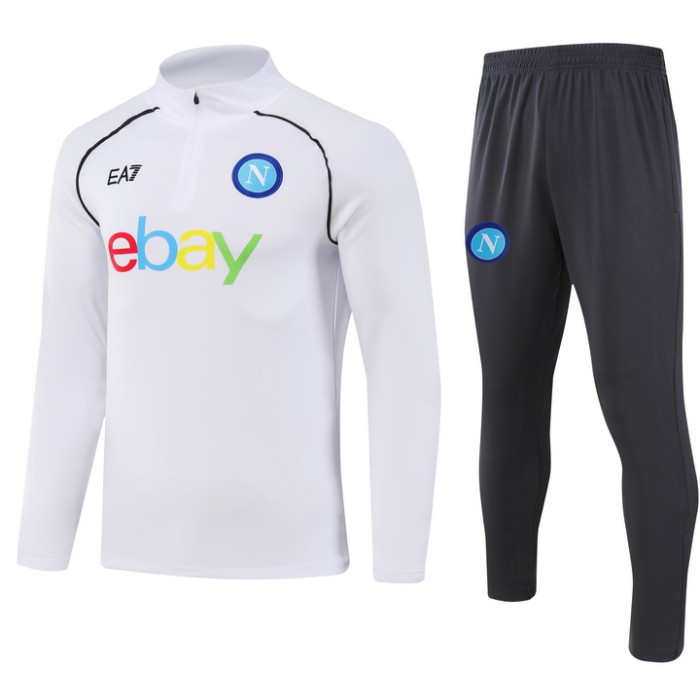 23-24 Half La Napoli White Training Suit