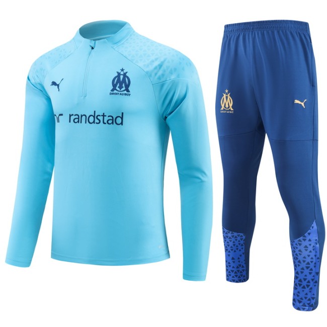 23-24 Half La Marseille Blue Training Jersey