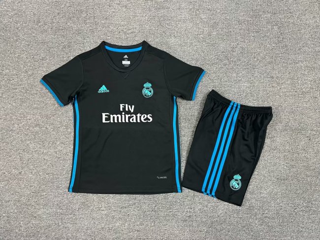 17-18 Real Madrid away children's wear