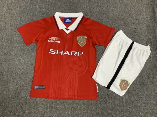 99-00 Manchester United home children's wear