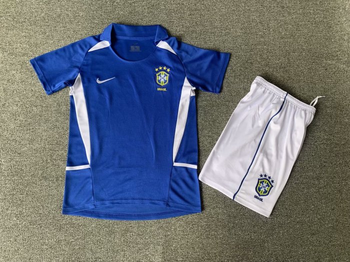 2002 Brazil away children's clothing