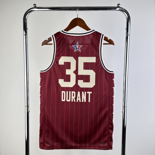 Four-season all-star, red number 35, Durant