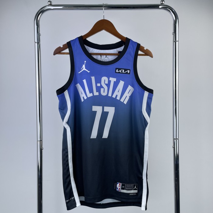 23rd season, all-star, blue number 77 Dončić