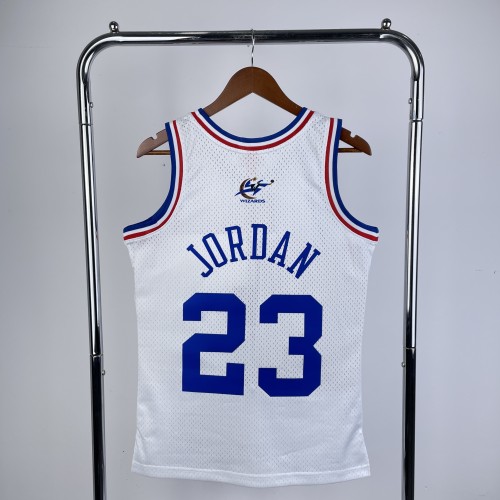 03 all-star, white number 23, Jordan