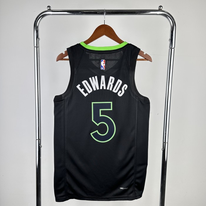 23rd season, Timberwolves, flyers limited number 5 Edwards