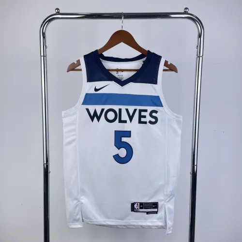 23rd season, Timberwolves, home, White No. 5 Edwards