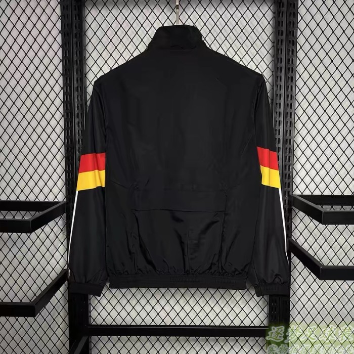 2024 German one-sided trench coat in black