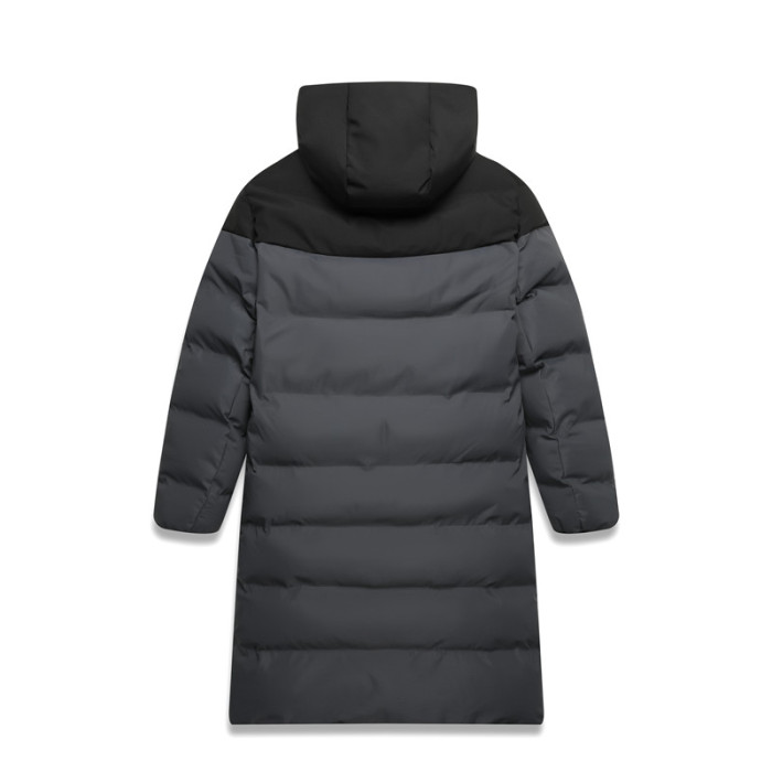Nike black grey long cotton coat jacket