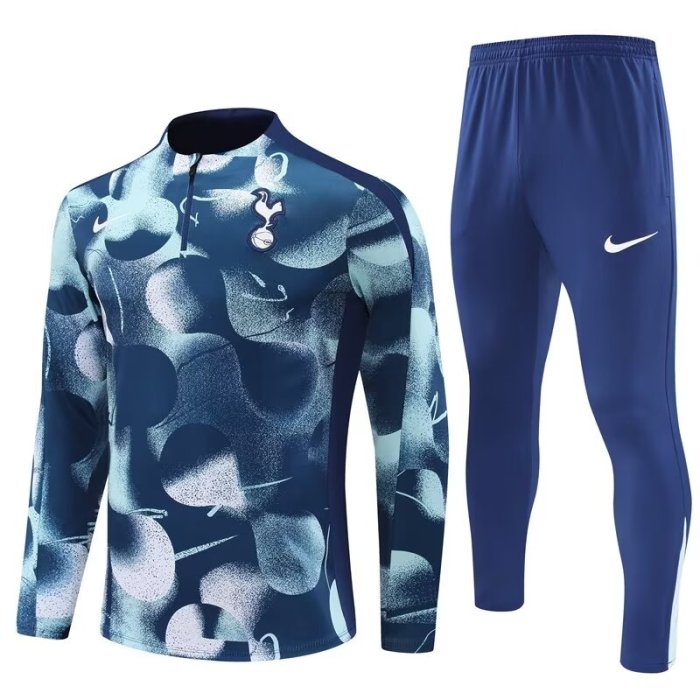 24/25 Tottenham Hotspur kids Blue camouflage training suit