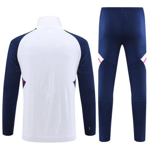 23/24 Arsenal kids white High-Neck training suit